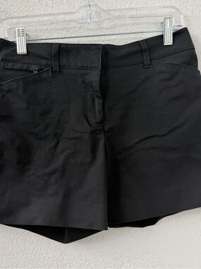 White House Black Market Black Chino Shorts - Size 4 - Classic Fit